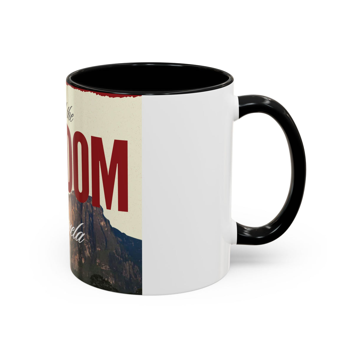 Venezuela libre coffee cup