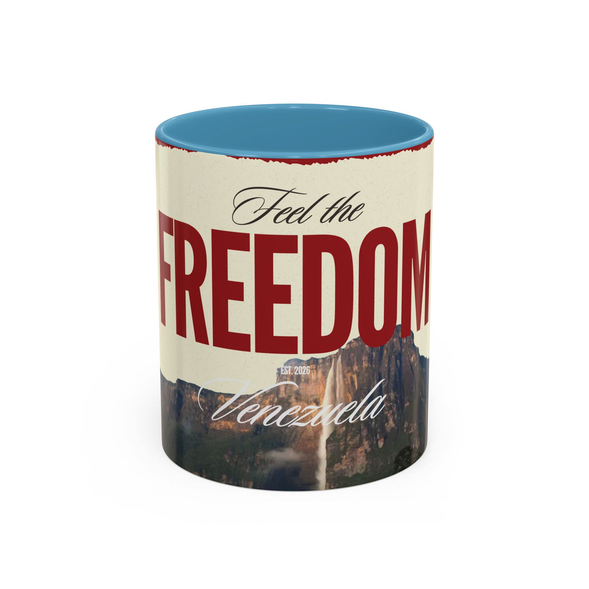 Venezuela libre coffee cup
