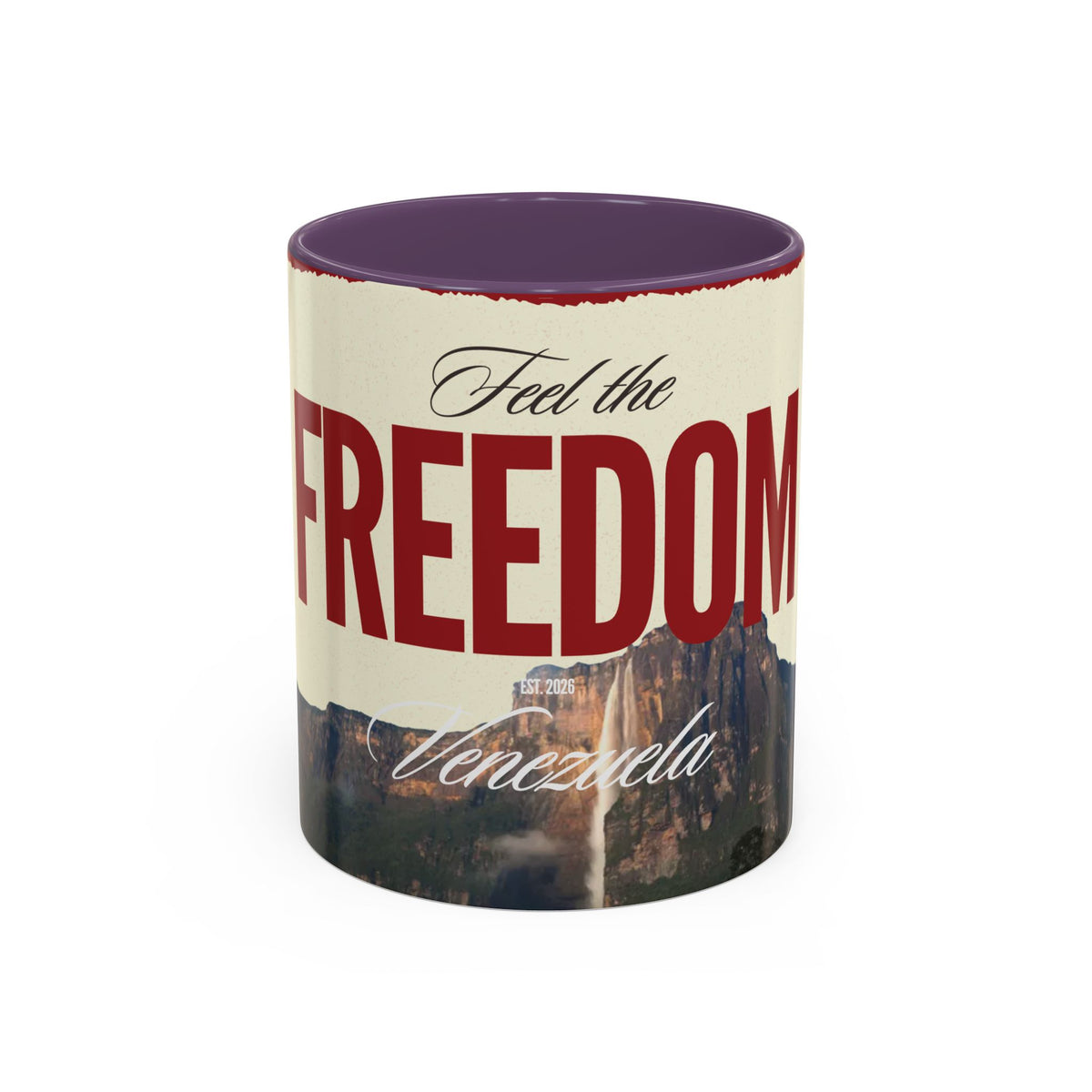 Venezuela libre coffee cup