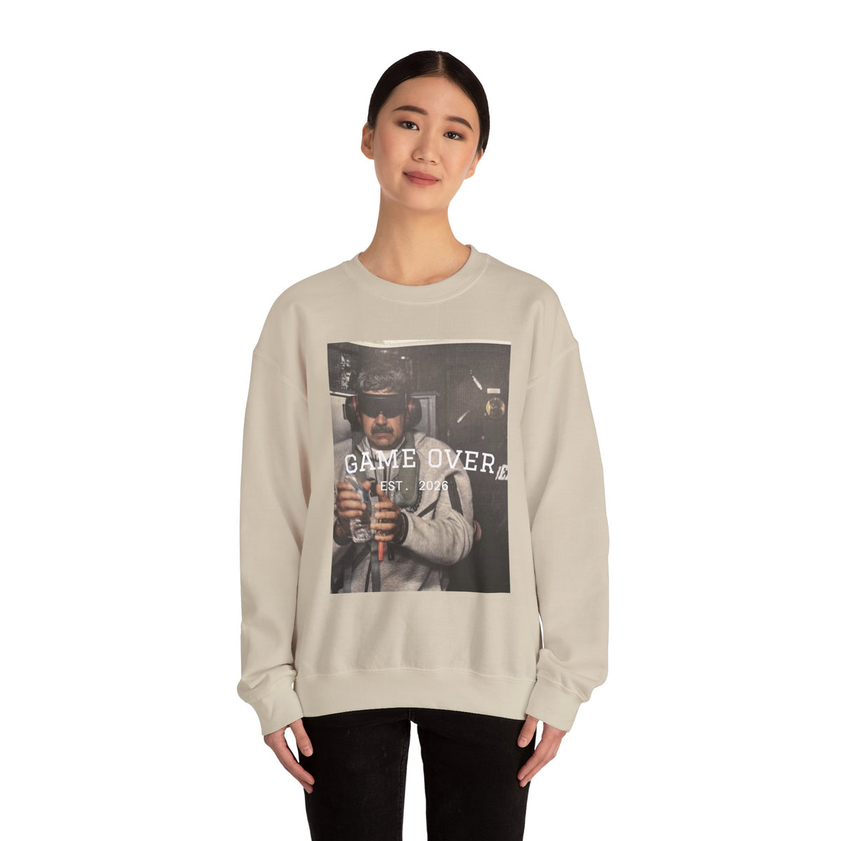 Game Over – Est. 2026 Sweatshirt | Venezuelan Freedom & Justice Statement Apparel