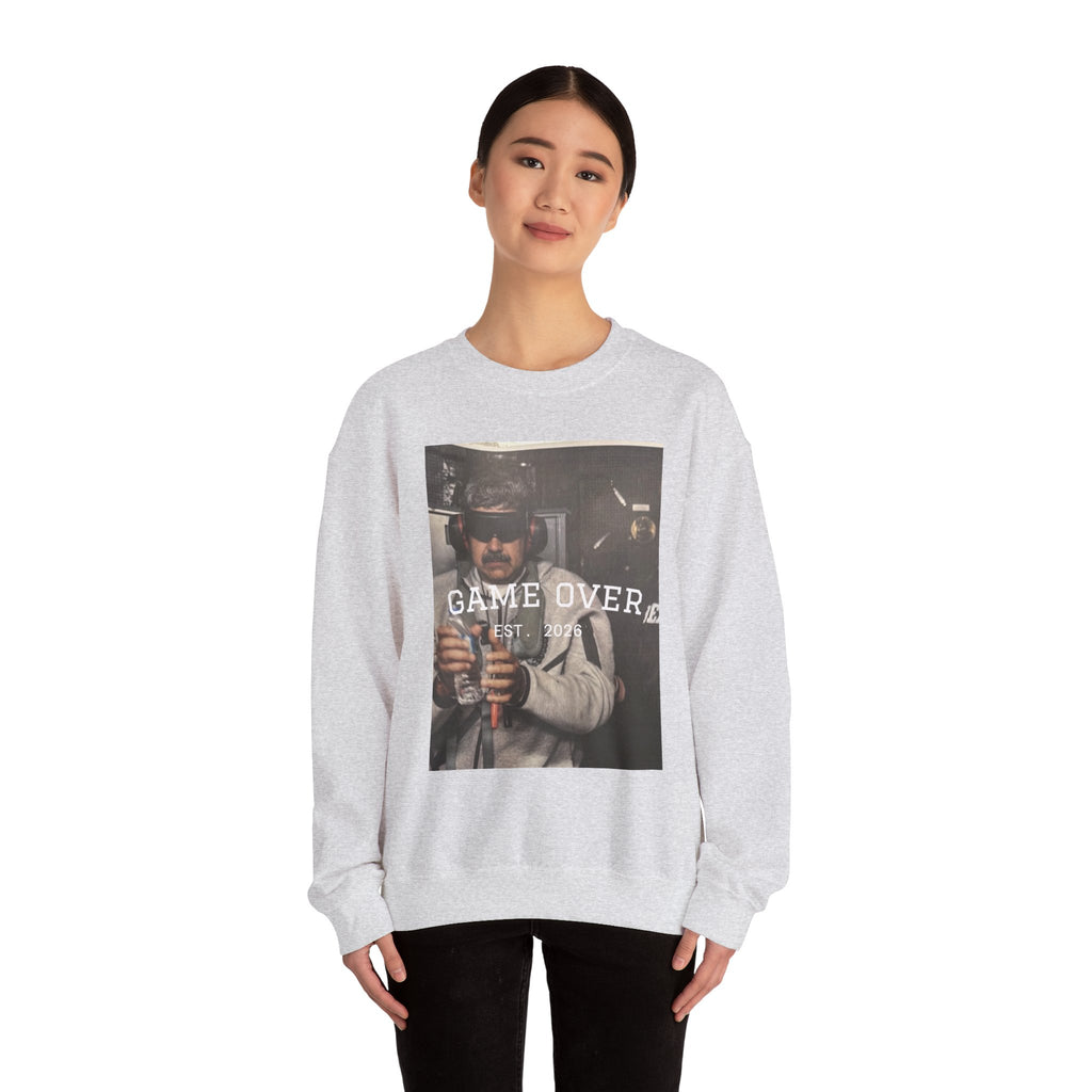 Game Over – Est. 2026 Sweatshirt | Venezuelan Freedom & Justice Statement Apparel