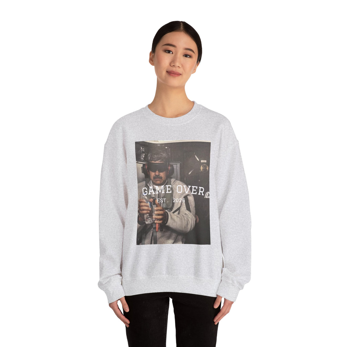 Game Over – Est. 2026 Sweatshirt | Venezuelan Freedom & Justice Statement Apparel