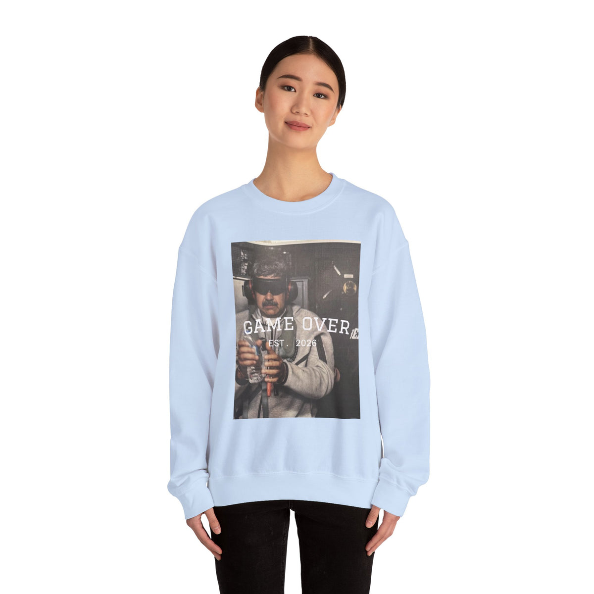 Game Over – Est. 2026 Sweatshirt | Venezuelan Freedom & Justice Statement Apparel
