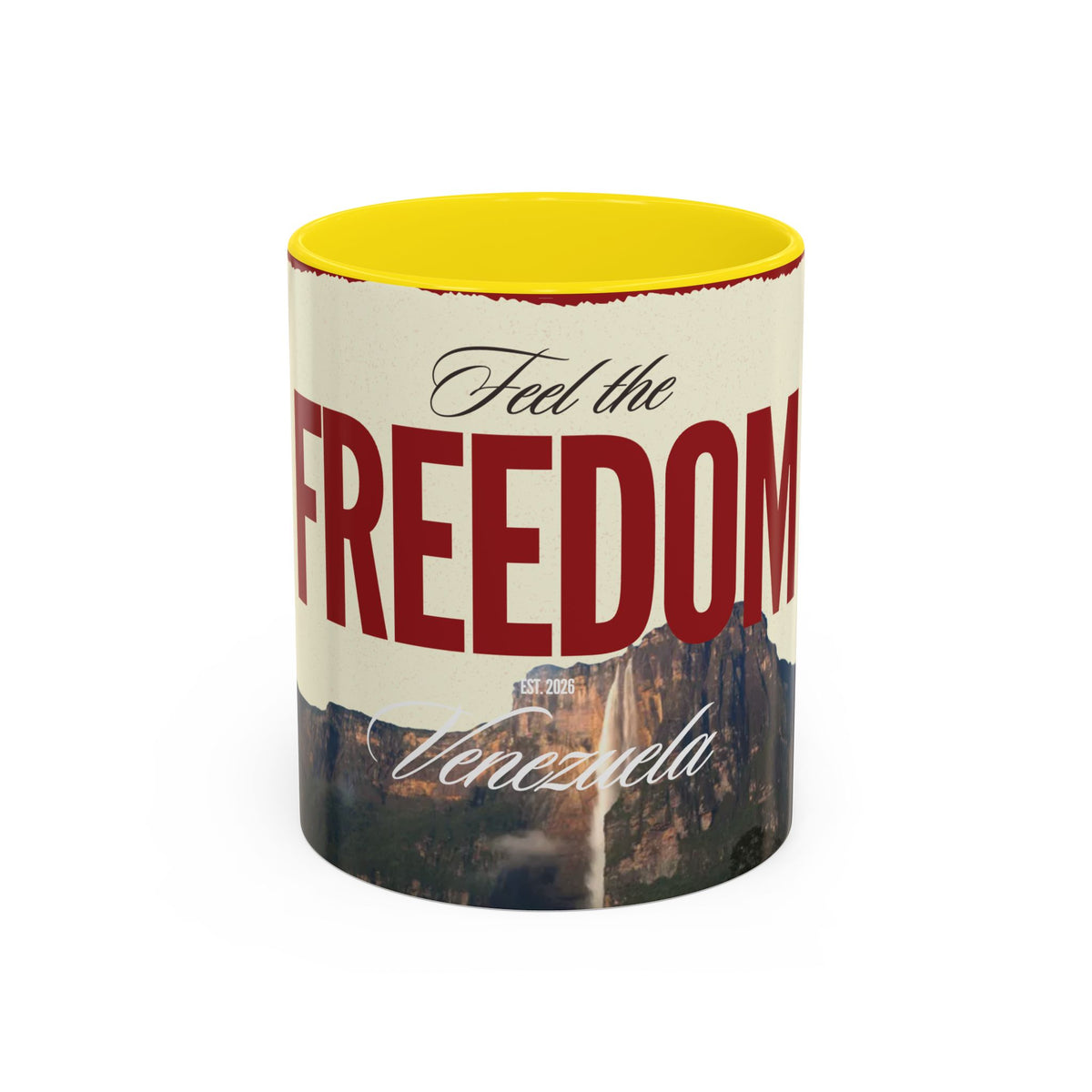 Venezuela libre coffee cup