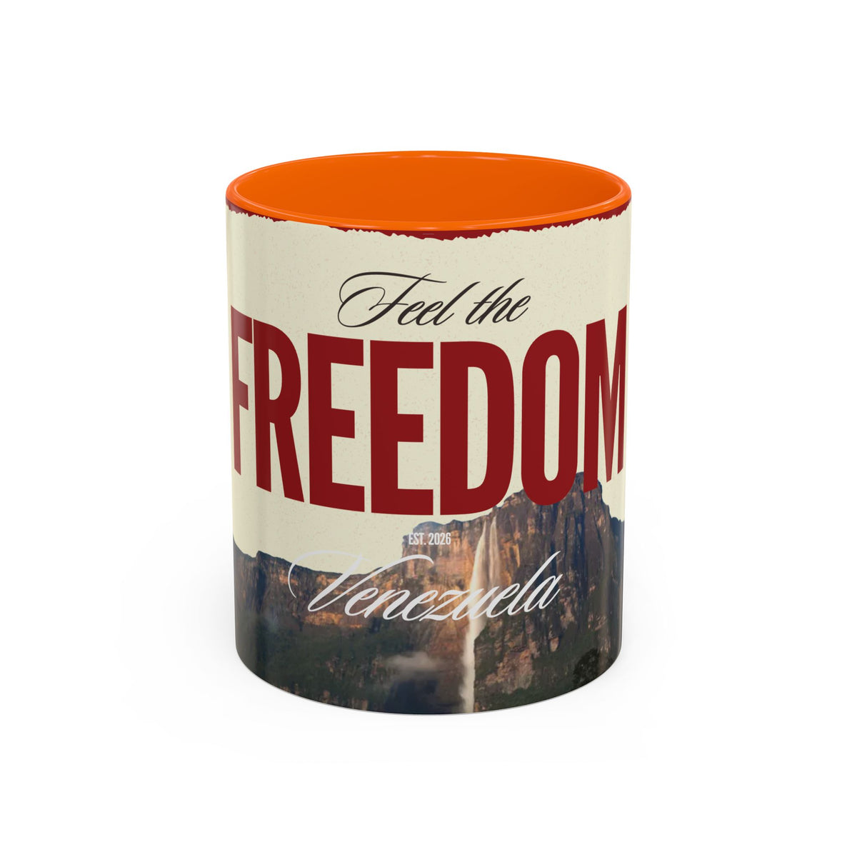 Venezuela libre coffee cup