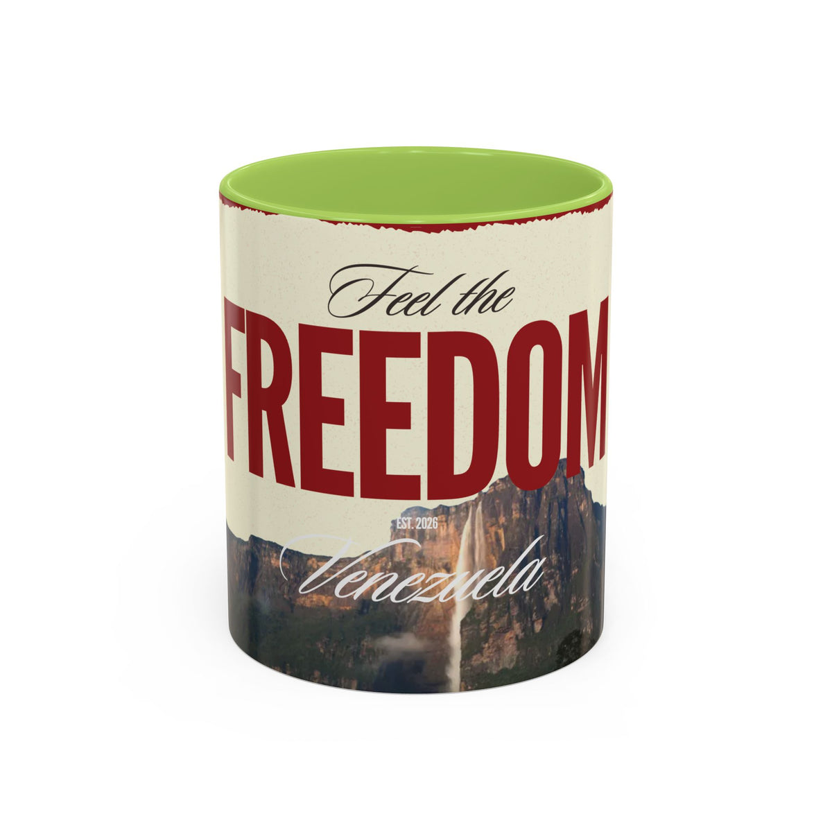 Venezuela libre coffee cup