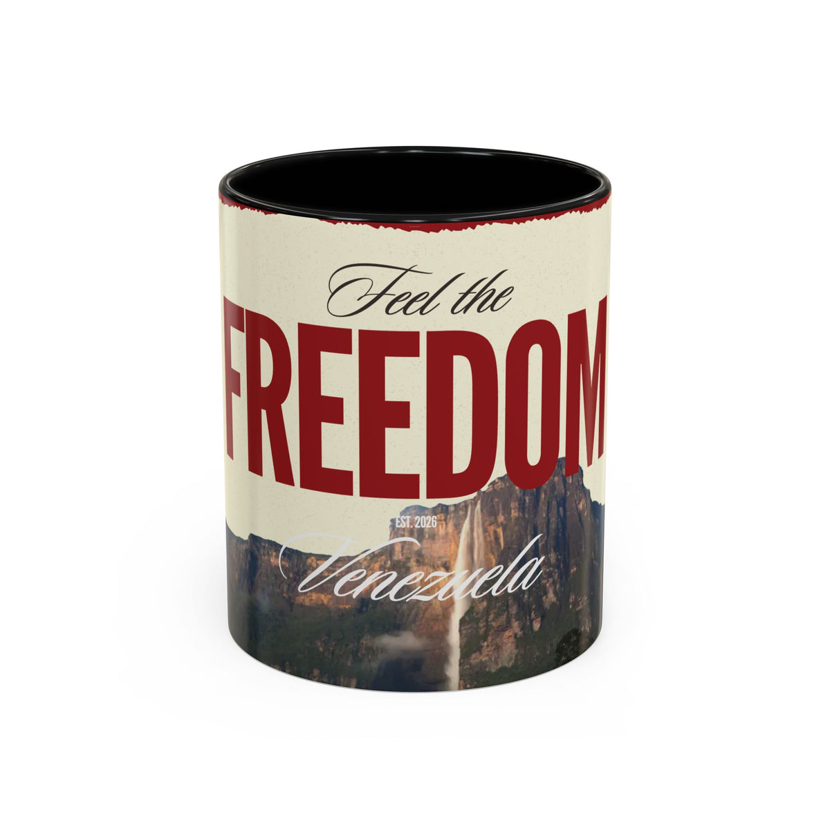 Venezuela libre coffee cup