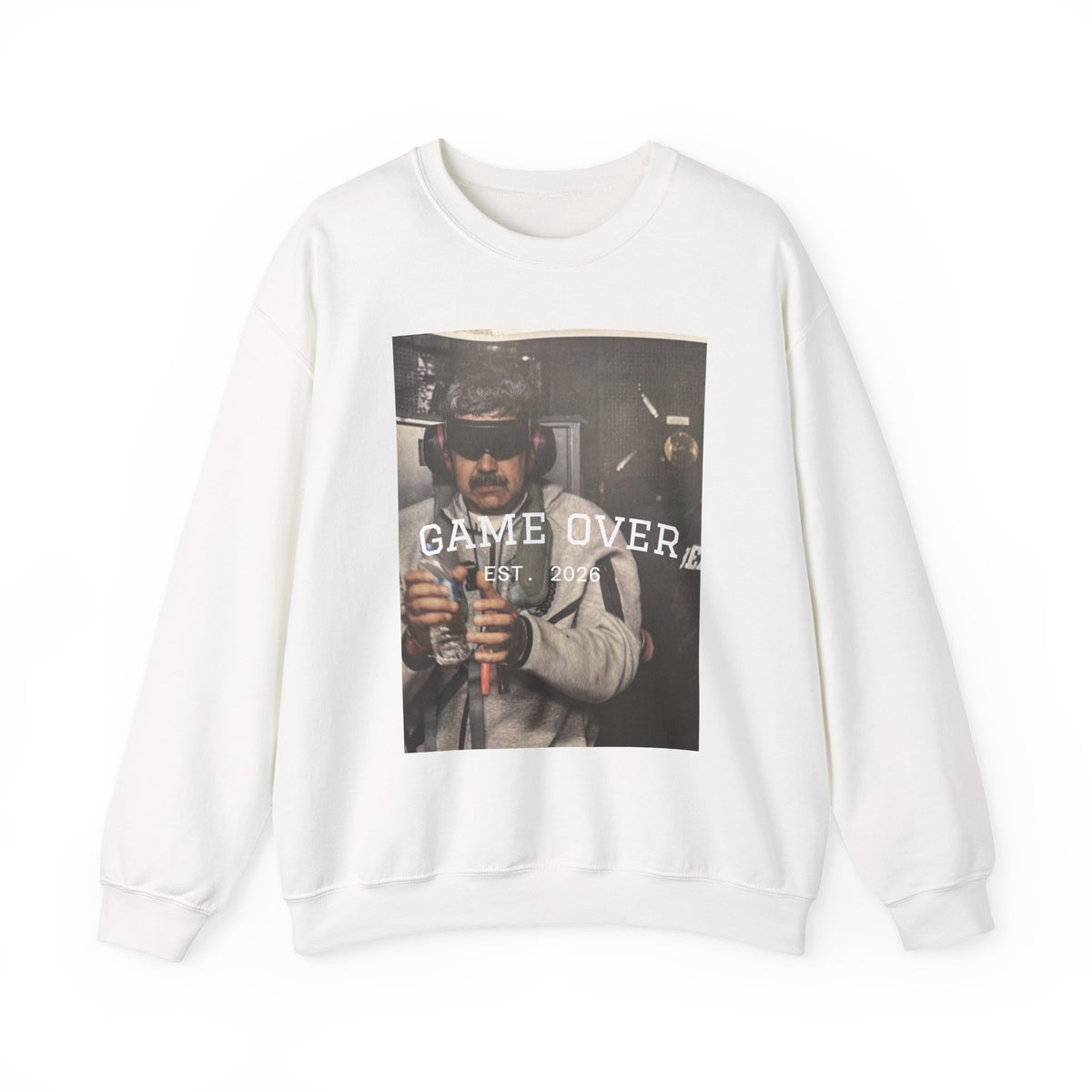 Game Over – Est. 2026 Sweatshirt | Venezuelan Freedom & Justice Statement Apparel