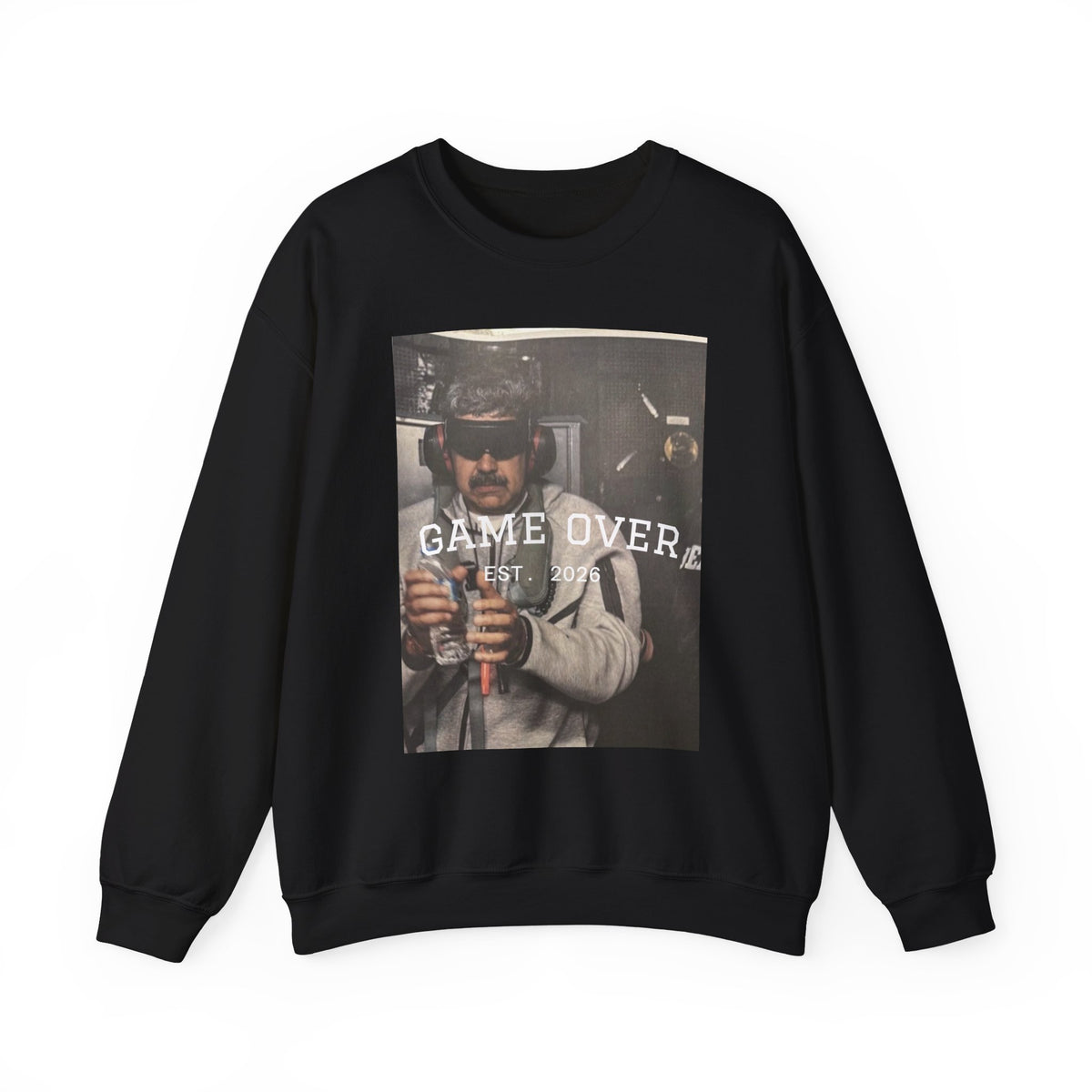 Game Over – Est. 2026 Sweatshirt | Venezuelan Freedom & Justice Statement Apparel