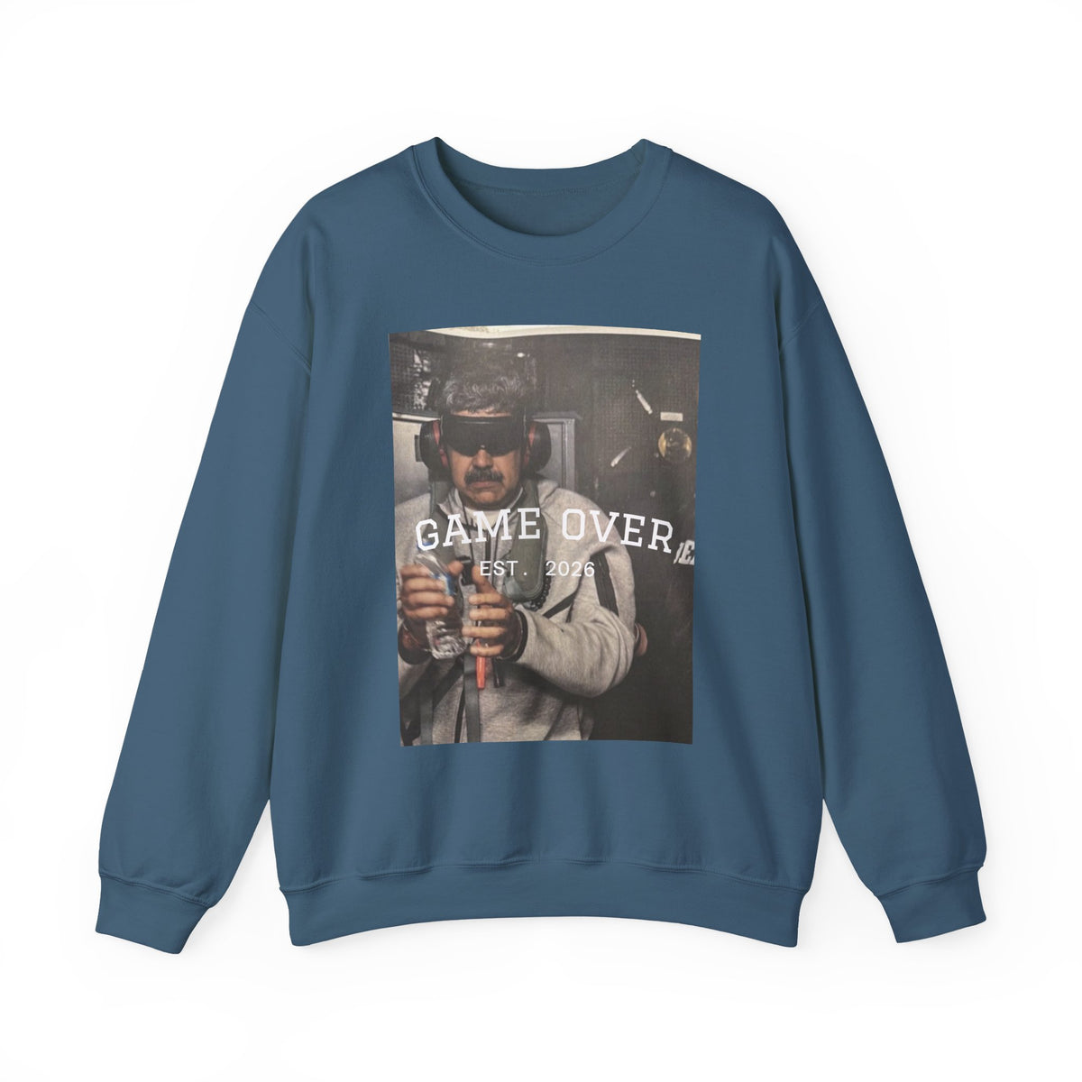 Game Over – Est. 2026 Sweatshirt | Venezuelan Freedom & Justice Statement Apparel