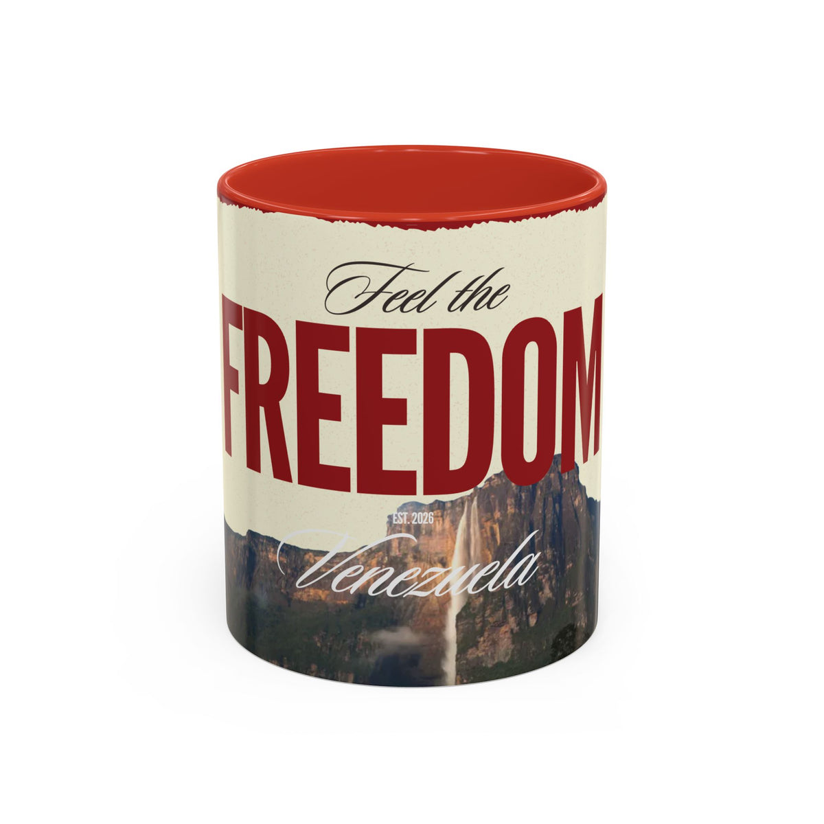 Venezuela libre coffee cup