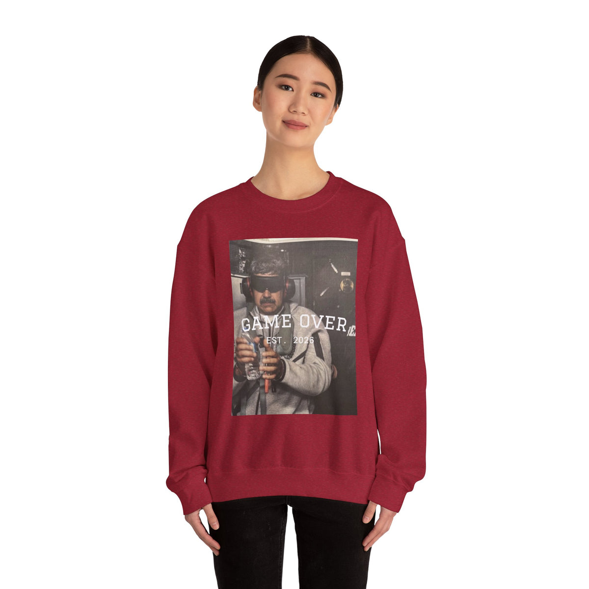 Game Over – Est. 2026 Sweatshirt | Venezuelan Freedom & Justice Statement Apparel