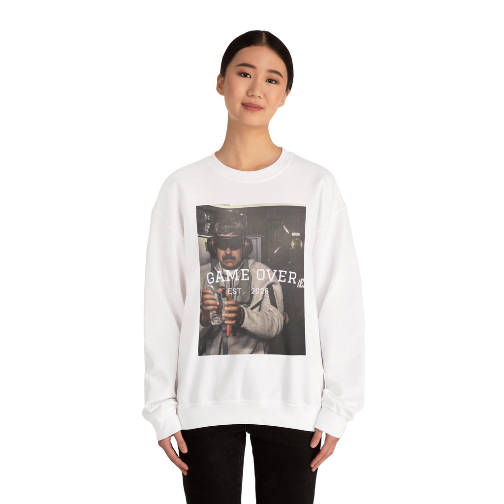 Game Over – Est. 2026 Sweatshirt | Venezuelan Freedom & Justice Statement Apparel