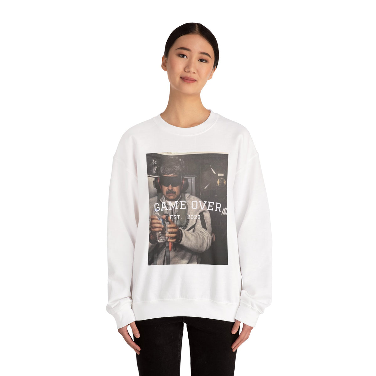 Game Over – Est. 2026 Sweatshirt | Venezuelan Freedom & Justice Statement Apparel