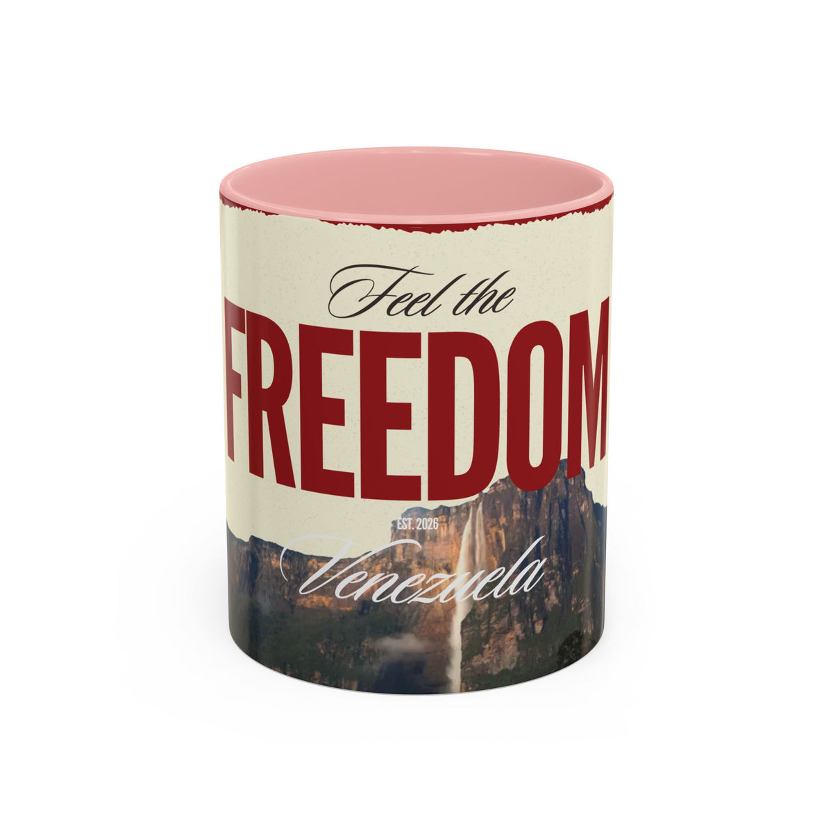 Venezuela libre coffee cup