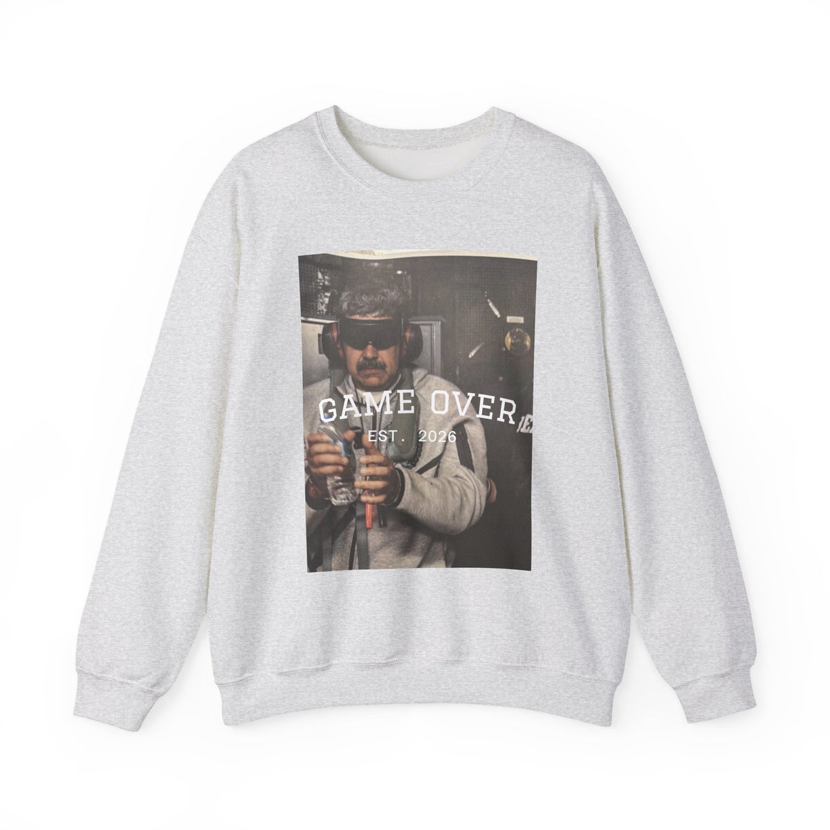 Game Over – Est. 2026 Sweatshirt | Venezuelan Freedom & Justice Statement Apparel