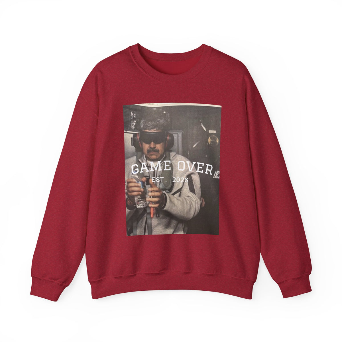 Game Over – Est. 2026 Sweatshirt | Venezuelan Freedom & Justice Statement Apparel