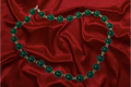 EsmeraldaClassic Necklace – Deep Green Gem Beaded Strand