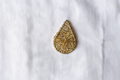 GildedTear Adjustable Ring – Hand-Woven Gold Wire Statement Ring