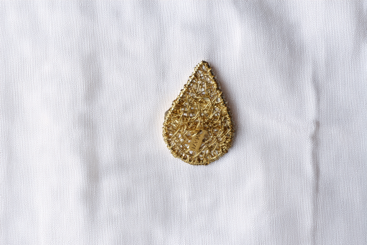 GildedTear Adjustable Ring – Hand-Woven Gold Wire Statement Ring
