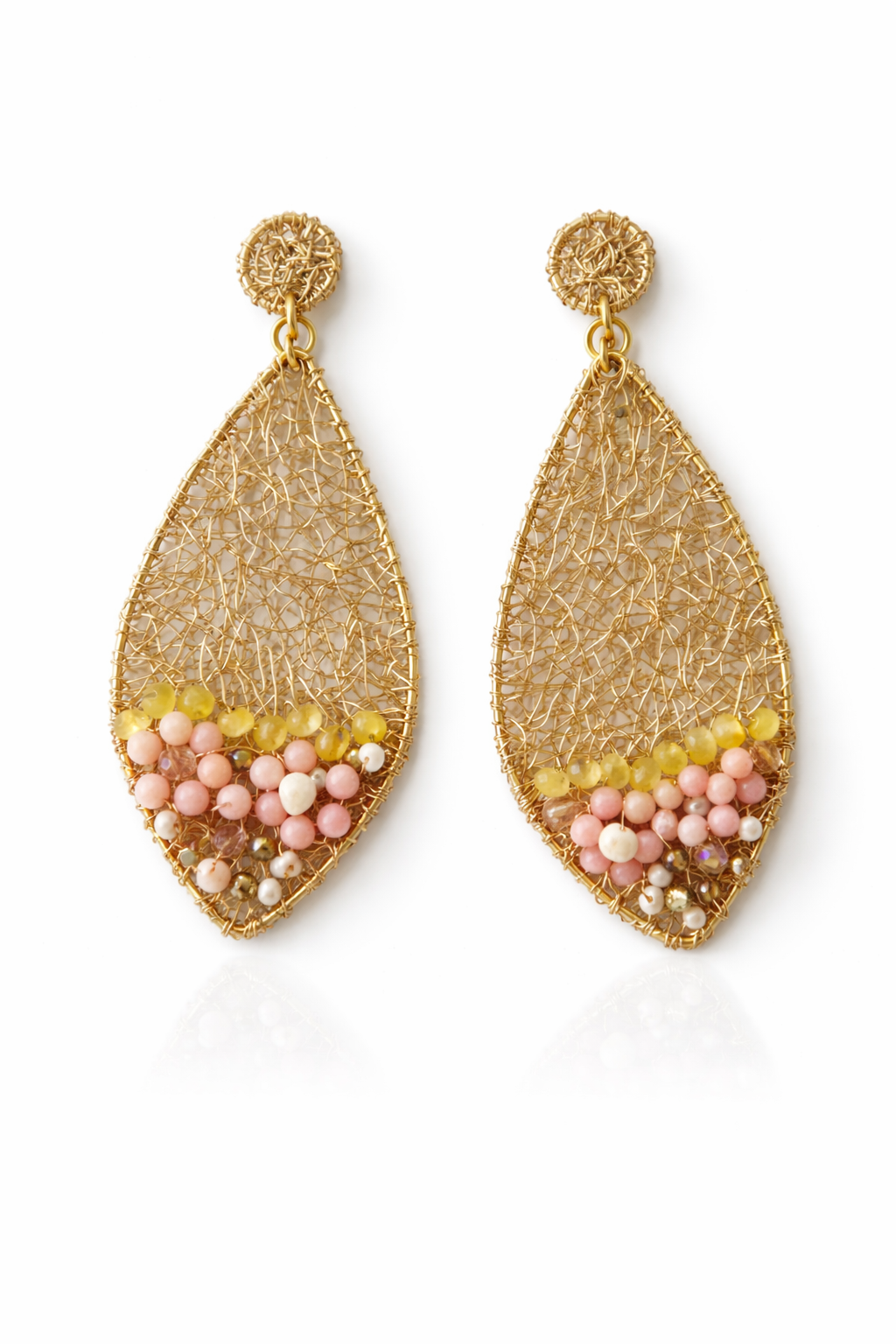 Soft heart earrings